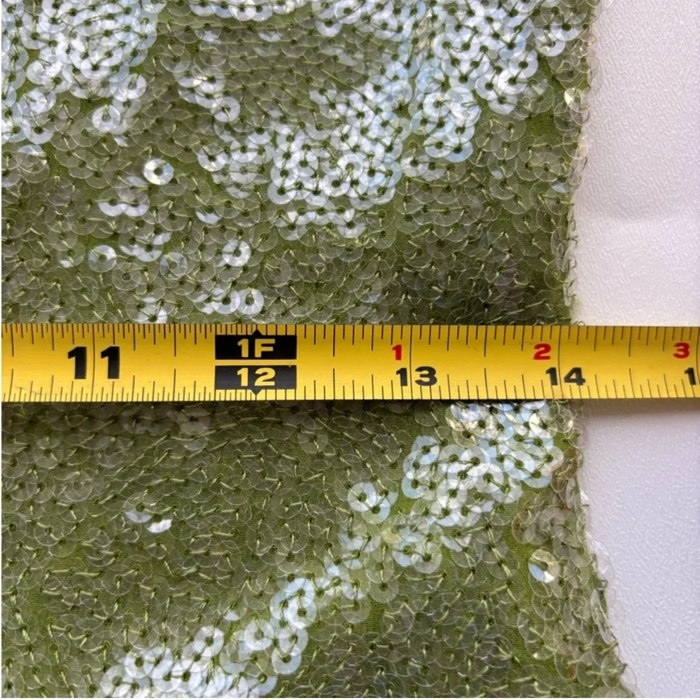 Alice + Olivia Green Sequin Mini Dress - Picture 4 of 10